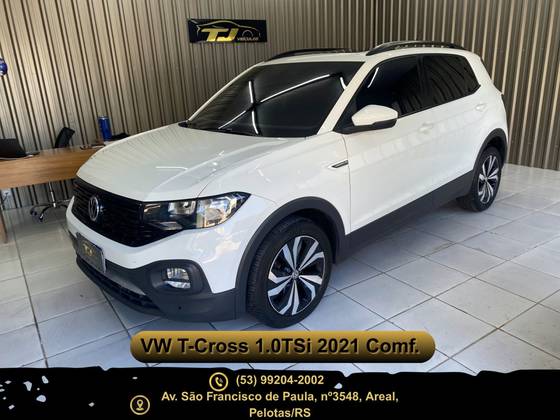VOLKSWAGEN T-CROSS 1.0 200 TSI TOTAL FLEX COMFORTLINE AUTOMÁTICO VOLKSWAGEN T-CROSS 1.0 200 TSI TOTAL FLEX COMFORTLINE AUTOMÁTICO